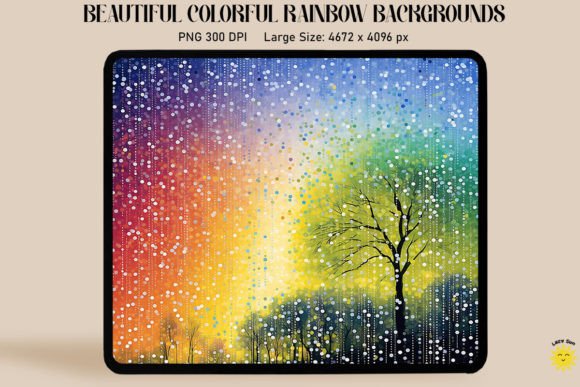 Download Beautiful Rainbow Color Art Backgrounds - Premium Bundle
