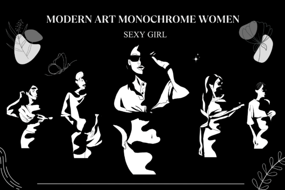 Download Modern Art Monochrome Woman Collection 2 - Collection Collection