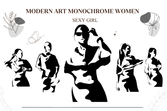 Download Modern Art Monochrome Woman Collection 1 - Collection Collection