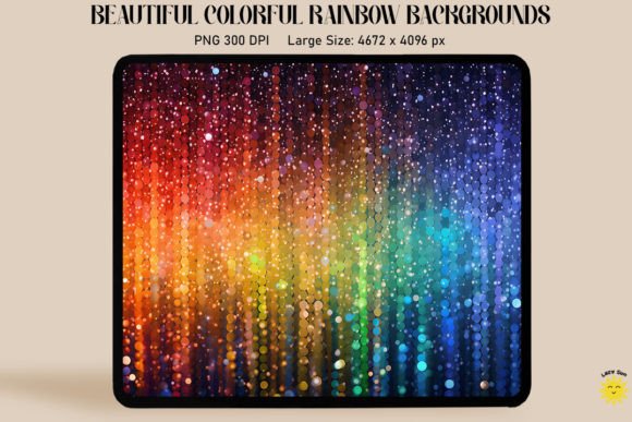 Download Beautiful Rainbow Color Art Backgrounds - Premium Resources