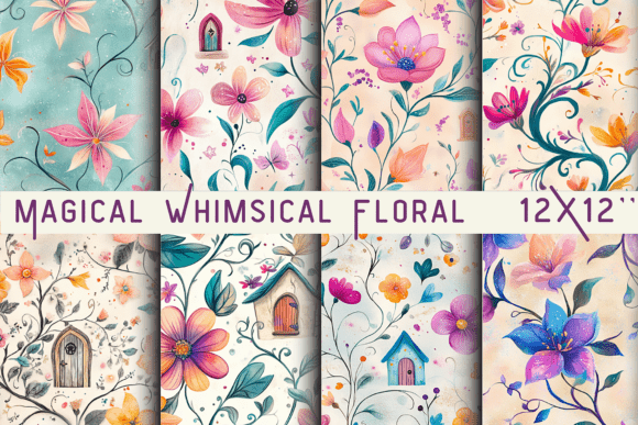 Download Magical Whimsical Floral Wallpaper - Paper Collection