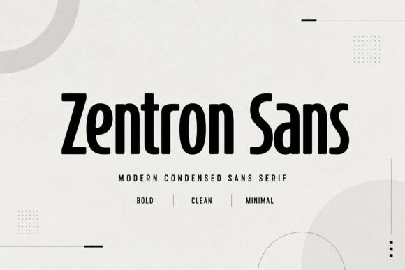 Download Zentron Sans - Premium Resources